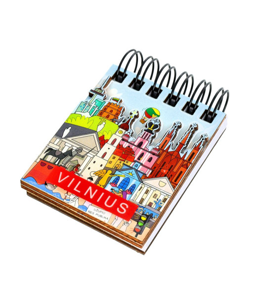 Magnetas užrašų knygelė Vilnius